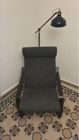 Sessel Poäng Ikea dunkelgrau 