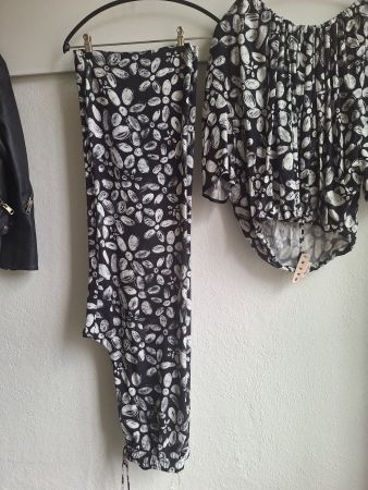 Marni Deux-Pièces m/weiter Hose und Oberteil, XS/S