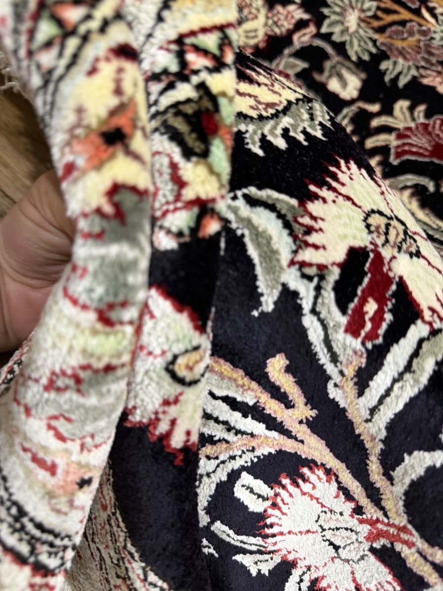 Tappeti: Einzigartiger echter Ghom Seidenteppich - 100% Perserteppich – Usato da Bennau venduto da Mayer_Carpets 9