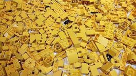 Lego Technic 300 Gelbe Kleinteile -U11