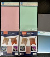 NEU: 6 Pack Glitzer- & Spiegelcardstock