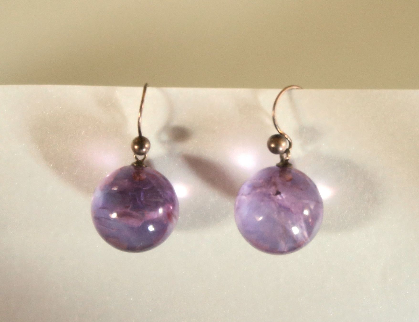 Orecchini pendenti & Orecchini a lobo: Ohrhänger Amethyst Kugeln – Usato da Brittnau venduto da marlenestone 4