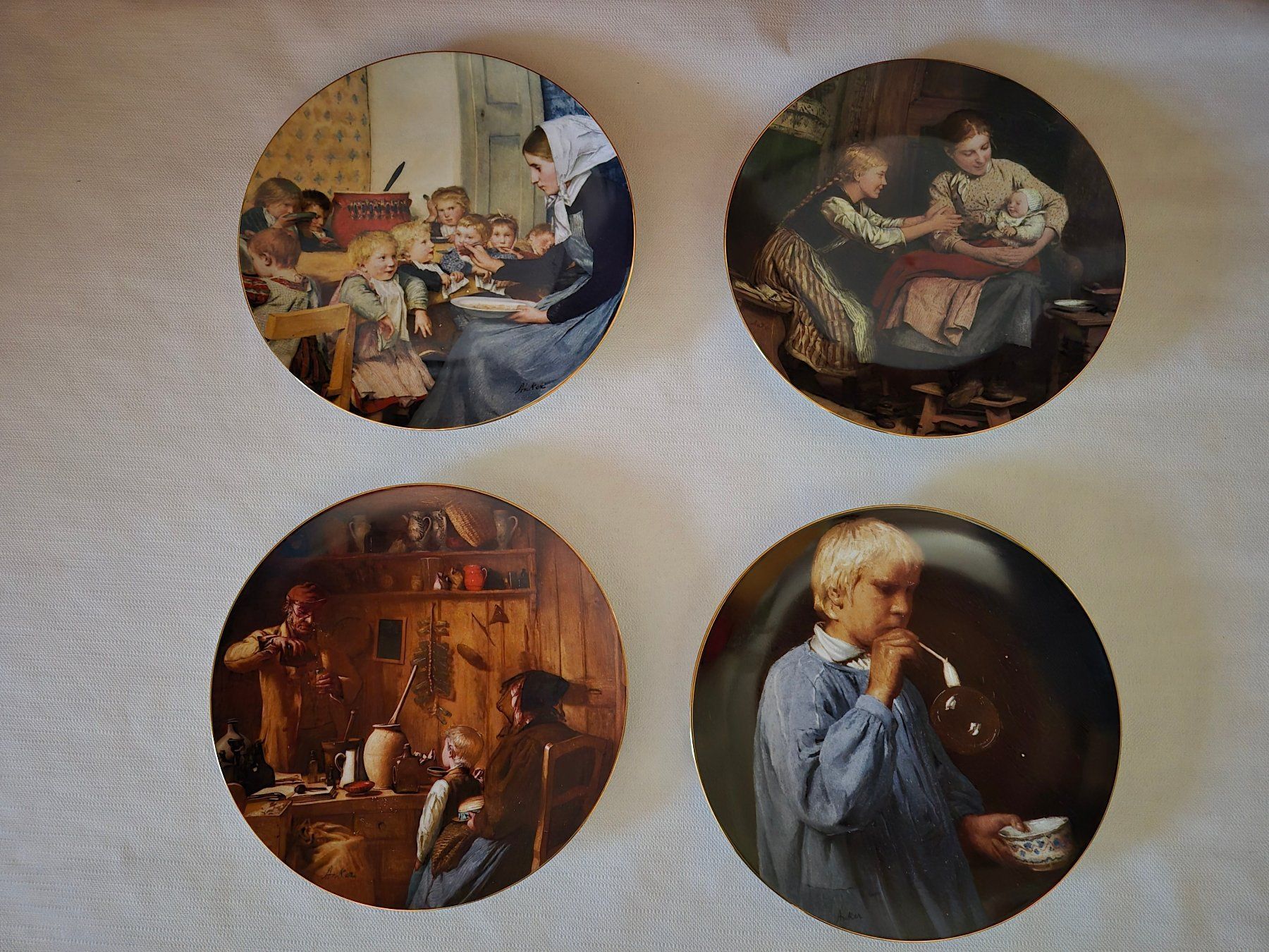 Teller: Langenthaler Sammelteller mit Motiven von Albert Anker – Neu (gemäss Beschreibung) aus Fehraltorf von Konk 5
