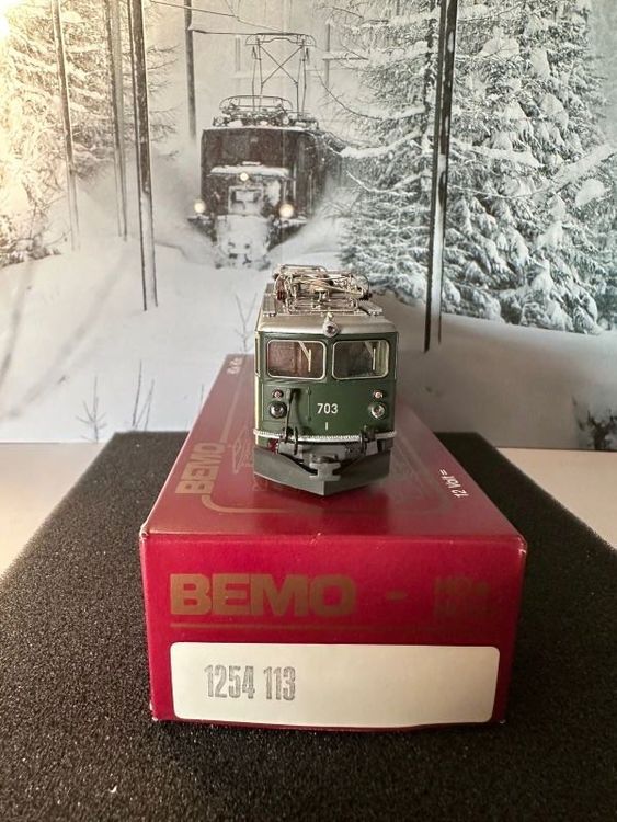 Bemo 1254 115 - Locomotive électrique RhB Ge 6/6 2