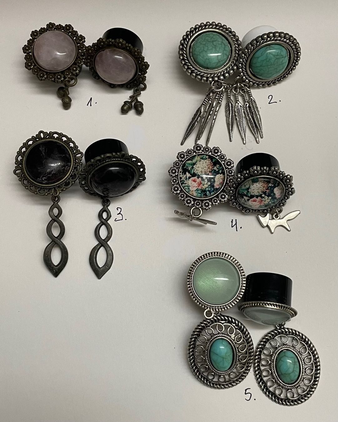 Orecchini pendenti & Orecchini a lobo: Vintage Ohr Tunnel/Plugs, 20mm – Usato da Zürich venduto da mar_xfn9
