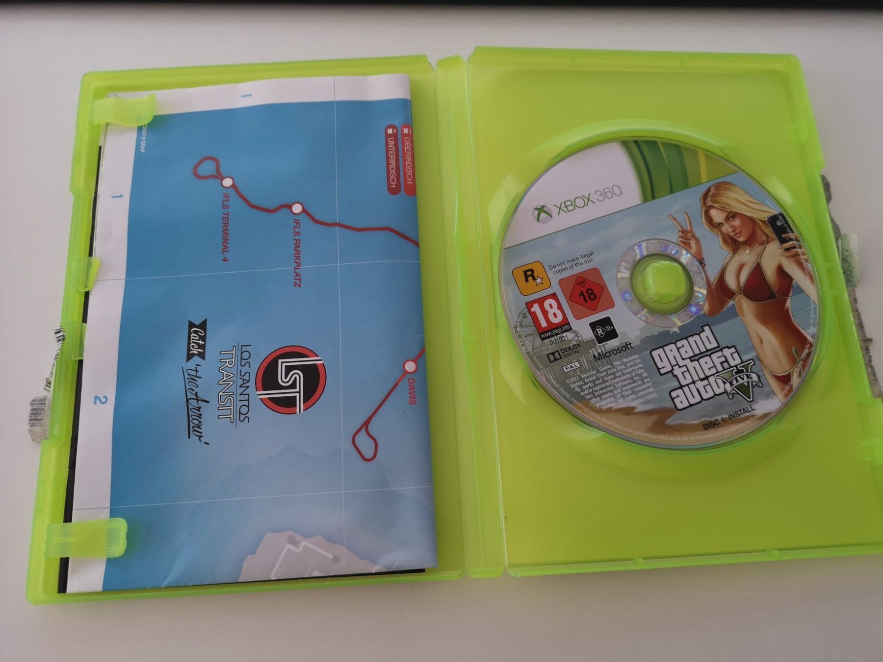 Spiele: Grand theft auto Five (XBOX 360) – Gebraucht aus Herisau von Seyashop_2 1
