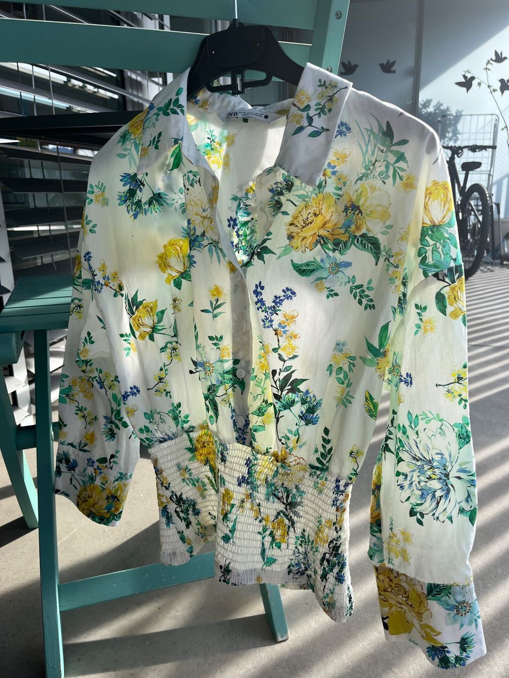Zara Camicette: Blumen Hemd Zara M Baumwolle – Usato da Zürich venduto da maral787 4