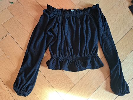 Damen Langarmshirt Schwarz Grösse S guter Zustand