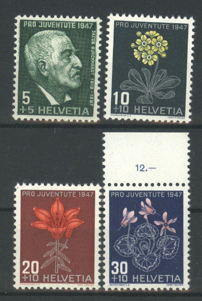 Tutti i francobolli: 1947, Pro Juventute 1947 ** – Usato da Willisau venduto da Vollstempel