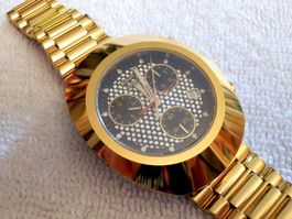 Rado Chronograph, Quartz, mit 12 + ca. 140 Diamanten