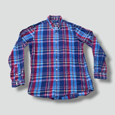 Ralph Lauren vintage checkered chemise shirt Hemd Herren L