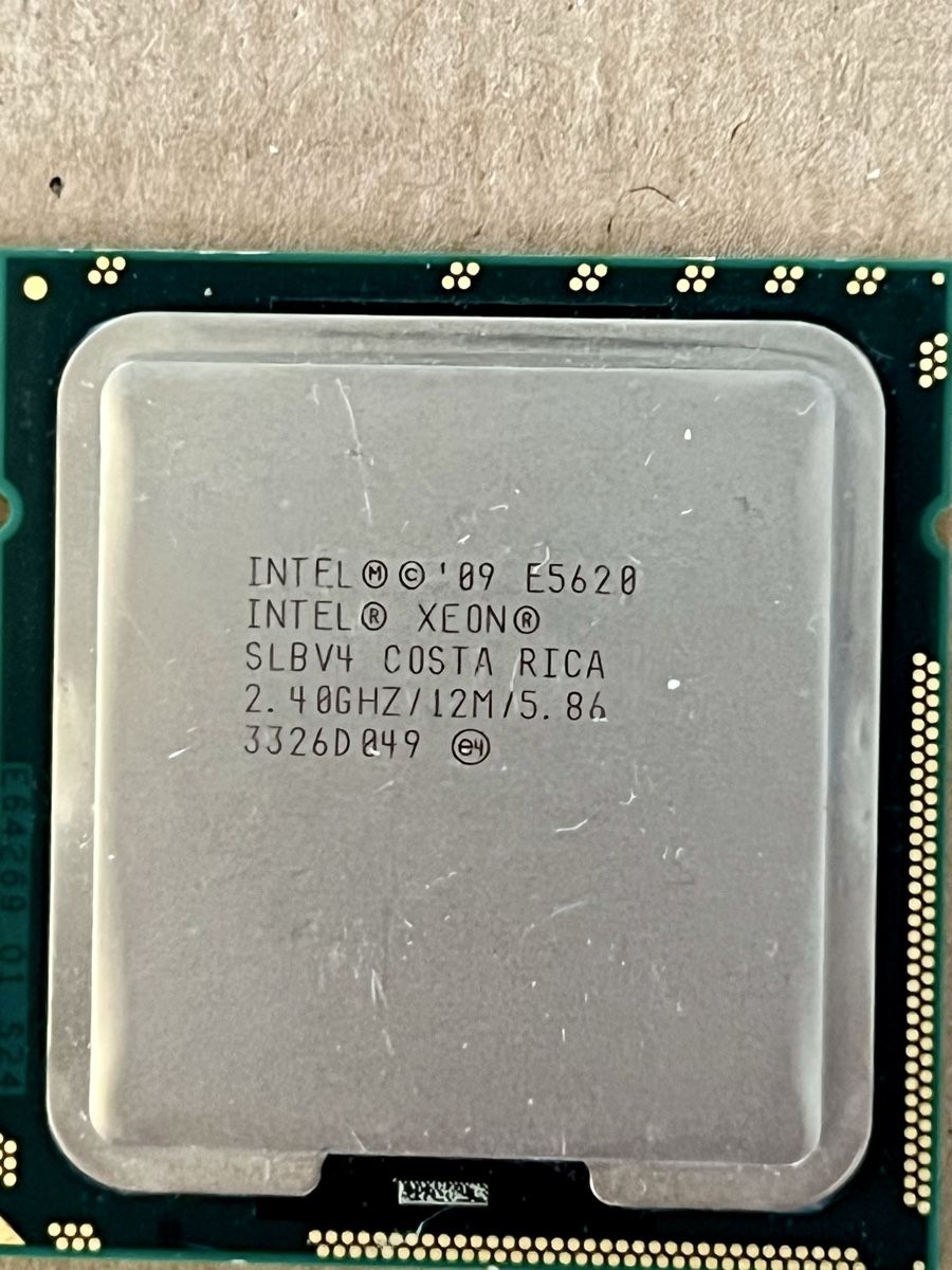 Intel Elektronikbauteile: 6 x Intel Core Xeon E5620 2.4GHz 12MB – Gebraucht aus Lausanne von William7 3