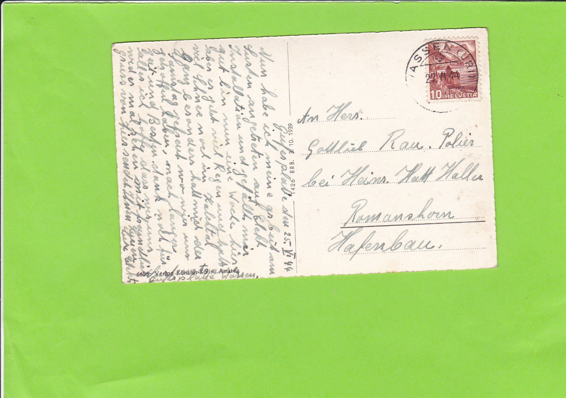 Cartoline postali: Meien mit Fünffingerstöcke – Usato da St. Peterzell venduto da neckertal 1