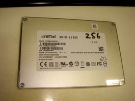 1 stück 256gb ssd. Crucial. Wenig stunden. Siehe details.