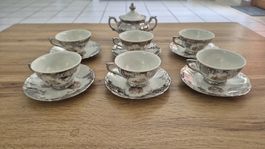Tasse/ Mokkaservice aus Bavaria Porzellan