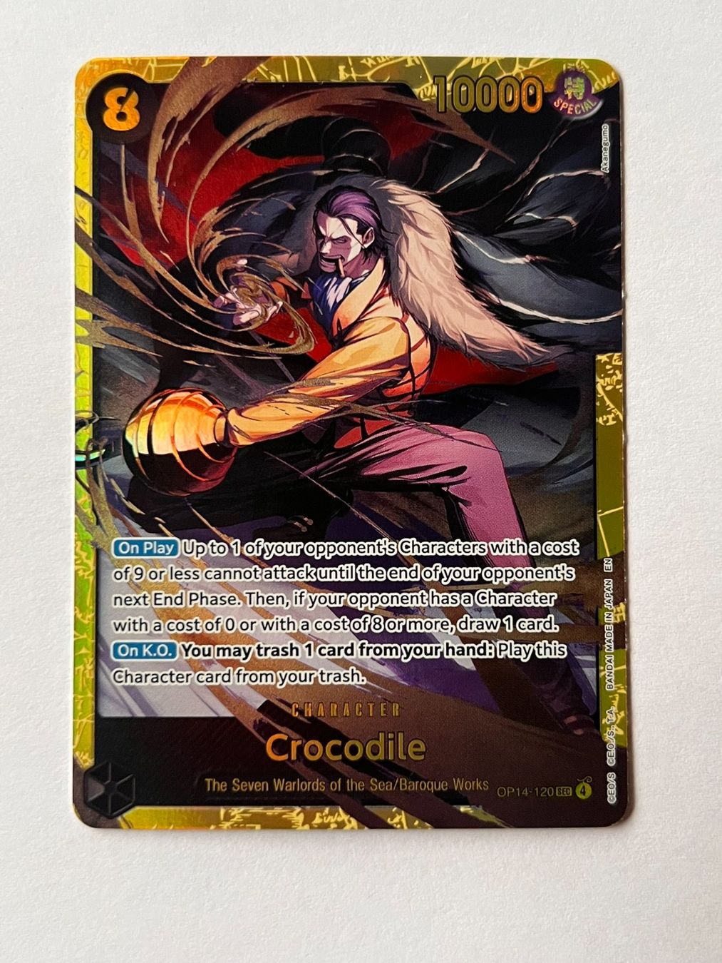 Bandai Carte collezionabili: Crocodile - OP14-120 – Usato da Ilanz venduto da caui