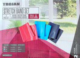 3 x FITNESSBAND in 3 Stärken & Farben  Neu & Ovp!