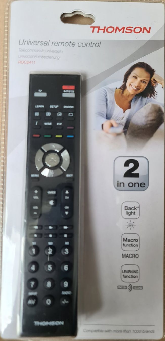 Telecomandi: Thomson  Universal-Fernbedienung 2 in 1 – Nuovo e nell'imballaggio originale da Uerkheim venduto da Justi.y
