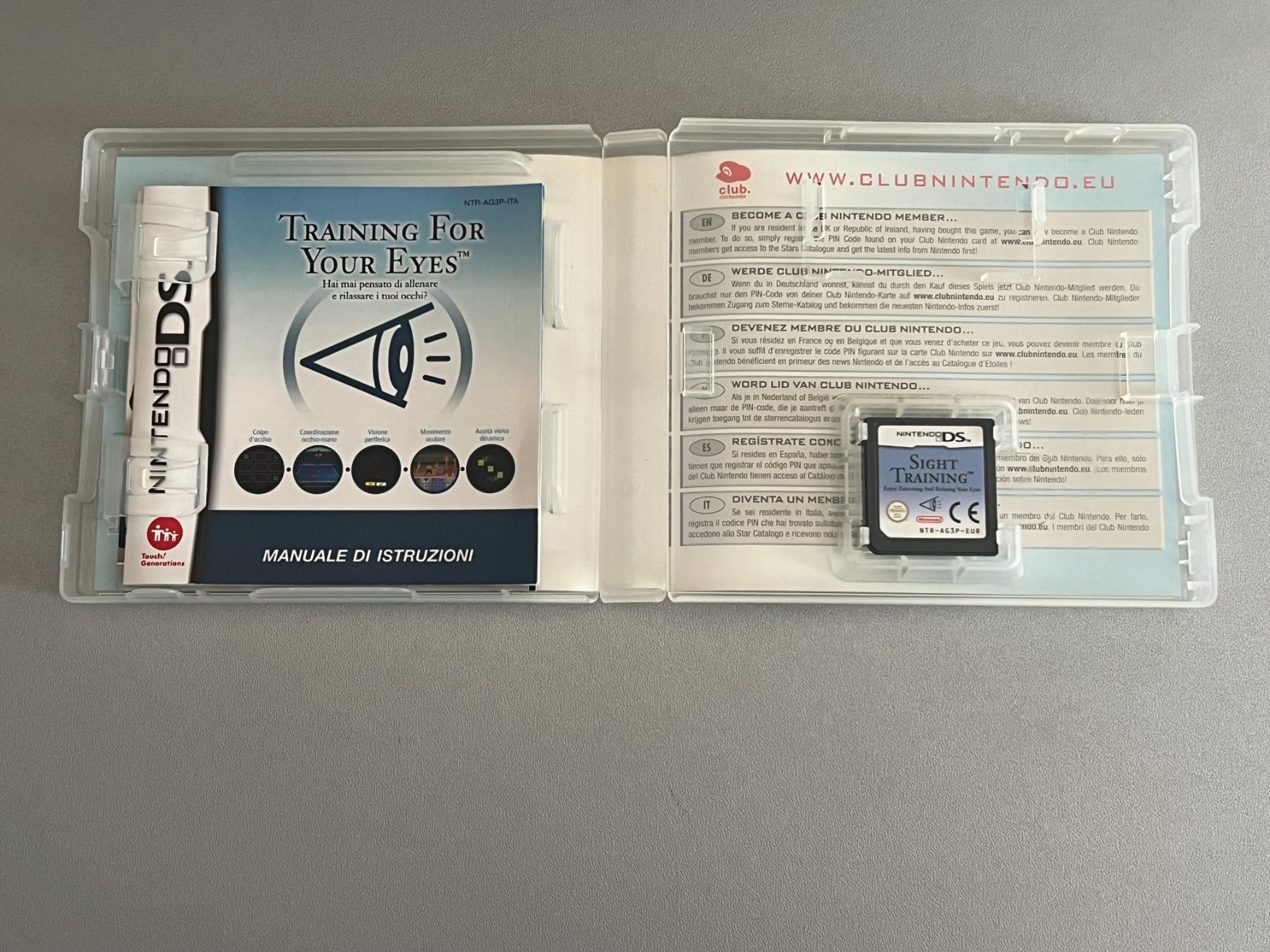 Nintendo Giochi: TRAINING FOR YOUR EYES EDUCATION - NINTENDO DS – Usato da Rivera venduto da poweradem05 2