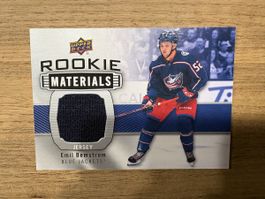 Emil Bemström - Game Jersey Card - Columbus Blue Jackets