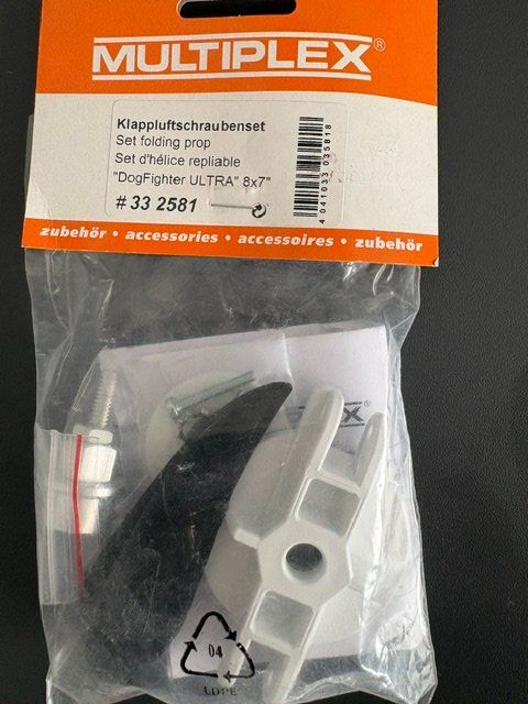 Multiplex RC Modellbau: Klapplutschraubenset von Multiplex – Neu und originalverpackt aus Würenlingen von Delfinli1