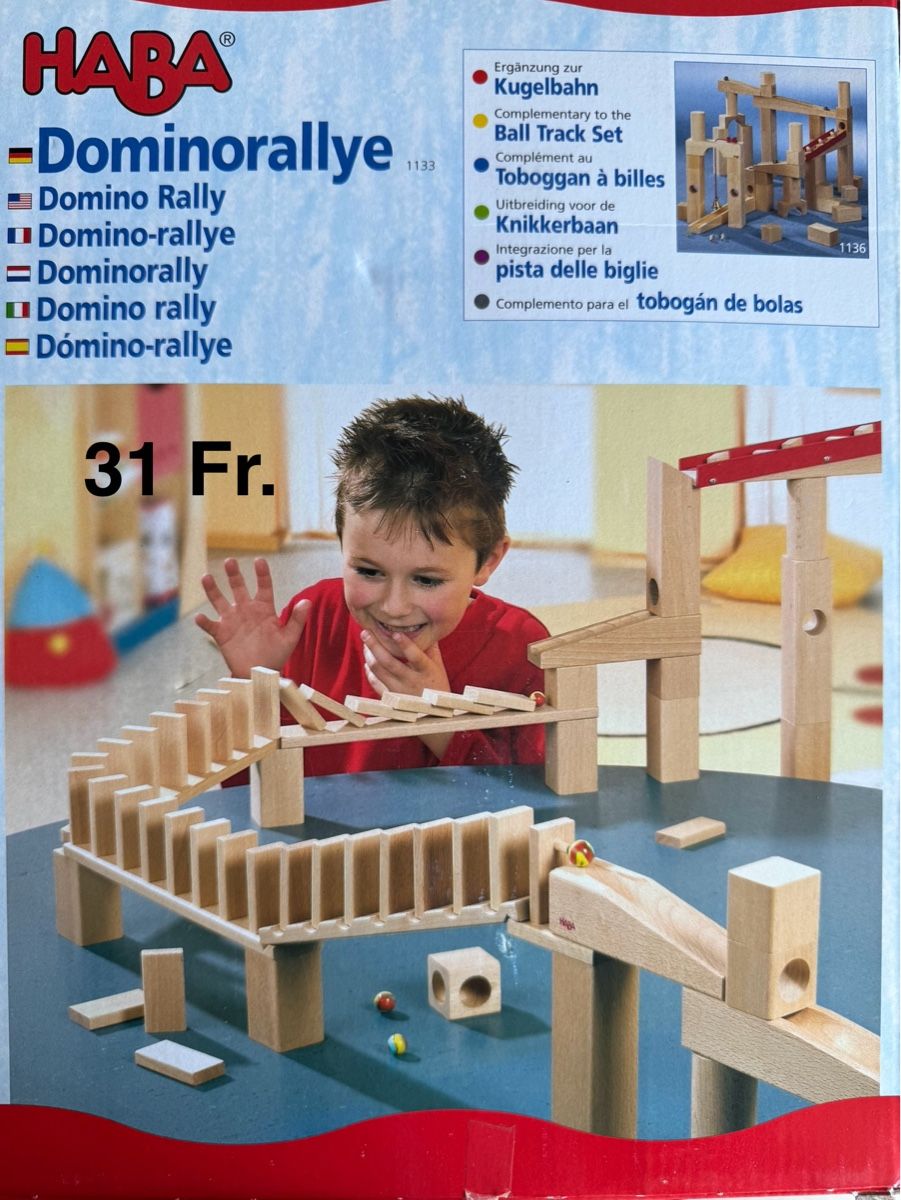 Haba Giocattoli: Haba Dominorallye Kugelbahn – Nuovo e nell'imballaggio originale da Wasterkingen venduto da phi_6w2v
