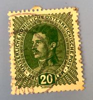 BRIEFMARKEN aus Österreich  Kaiser Karl I GESTEMPELT 