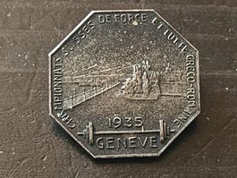 Championnats Suisses de force et lutte Grecoromaine☆1935☆GE