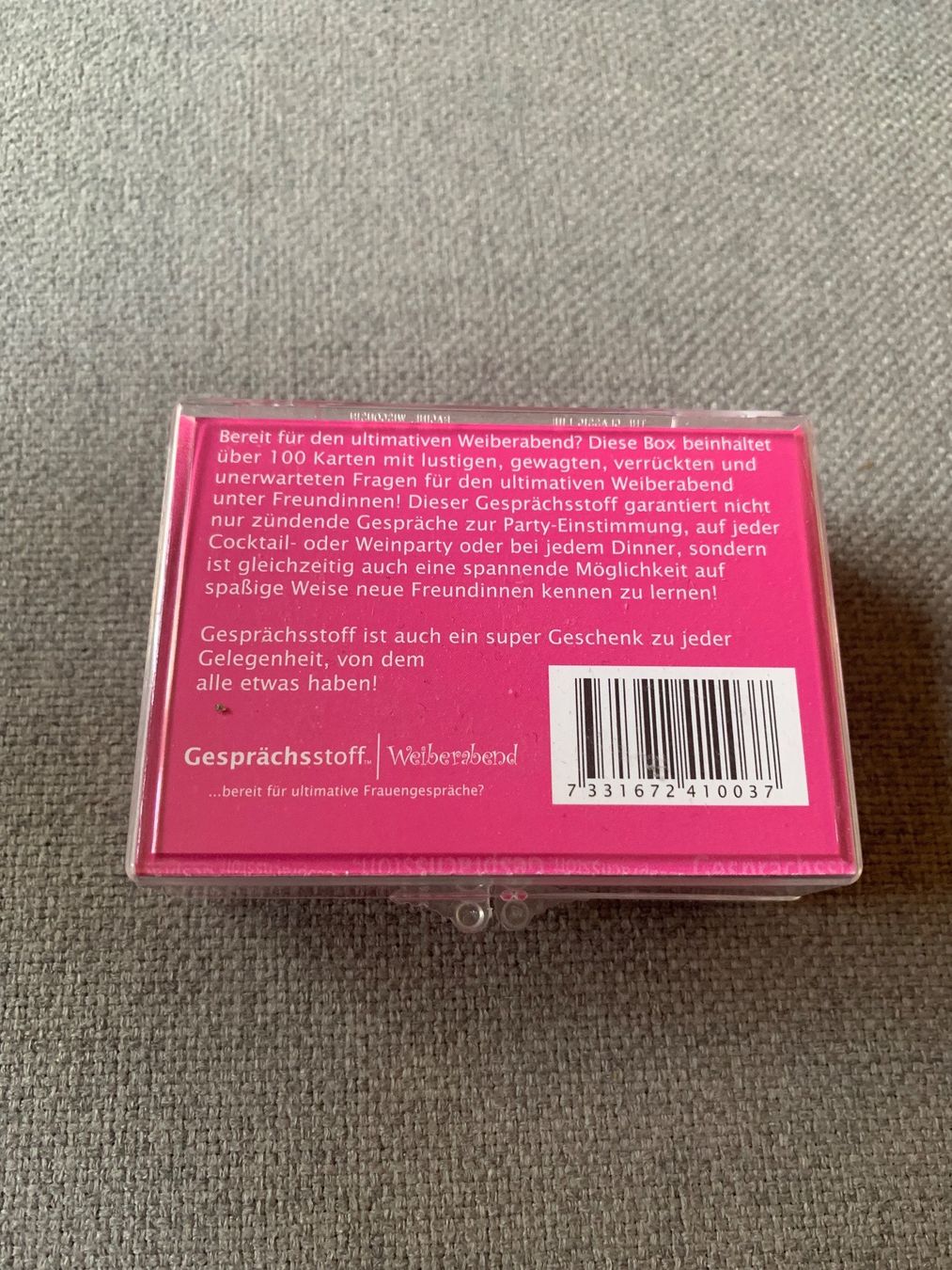 Giochi: Weiberabend Gesprächsstoff Spiel – Usato da Basel venduto da Interstellar85 2
