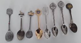 Lot de 8 cuillères Canada souvenirs