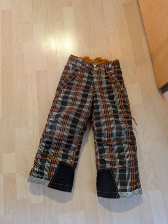 Kinder Skihose kariert Grösse 116 guter Zustand