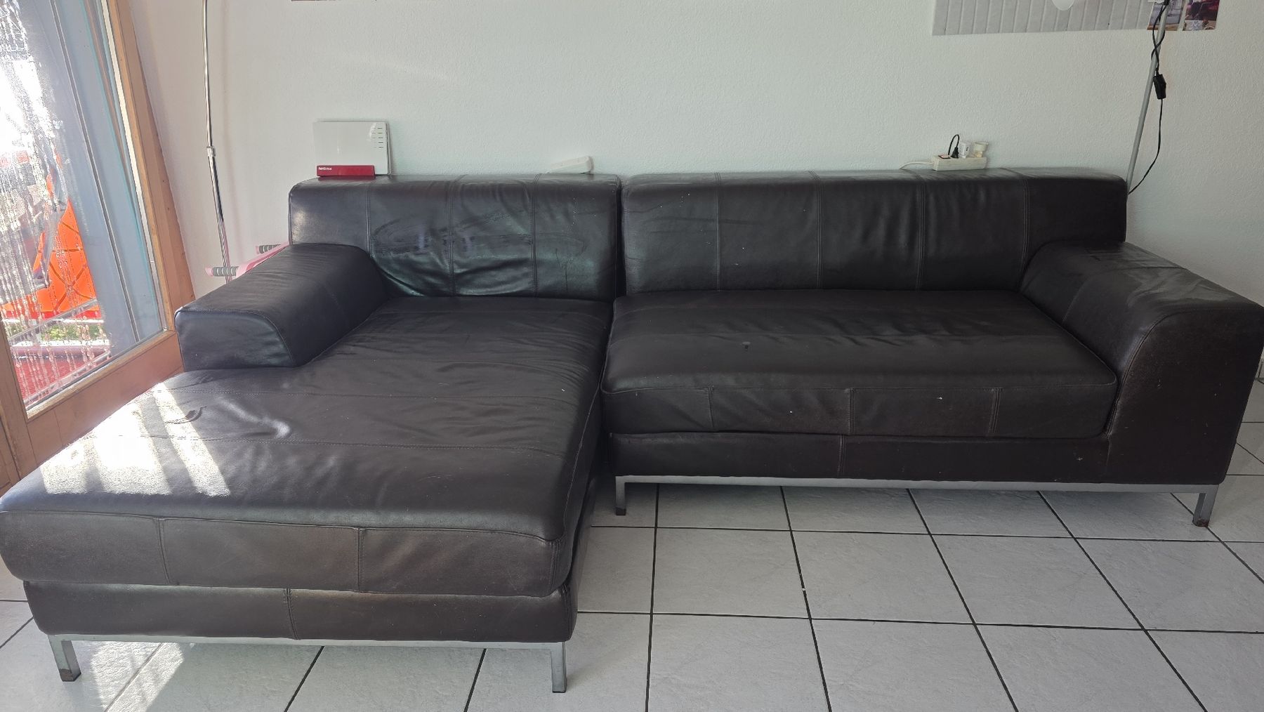 Sofas: Gut erhaltenes Ledersofa / Couch , Braun  GRATIS – Gebraucht aus Brienz BE von Mko2402 3
