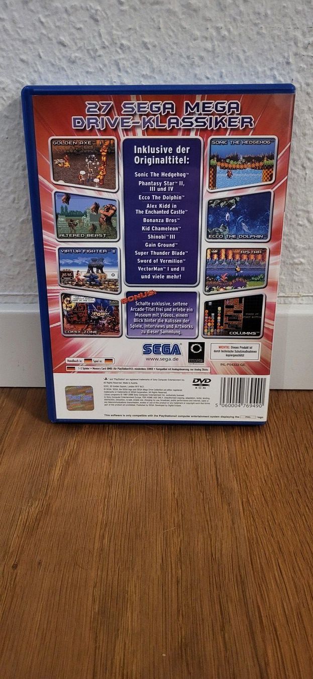 Sony Giochi: PS 2 - Sega Mega Drive Collection – Usato da Münsingen venduto da DigitaleSpielecke 1