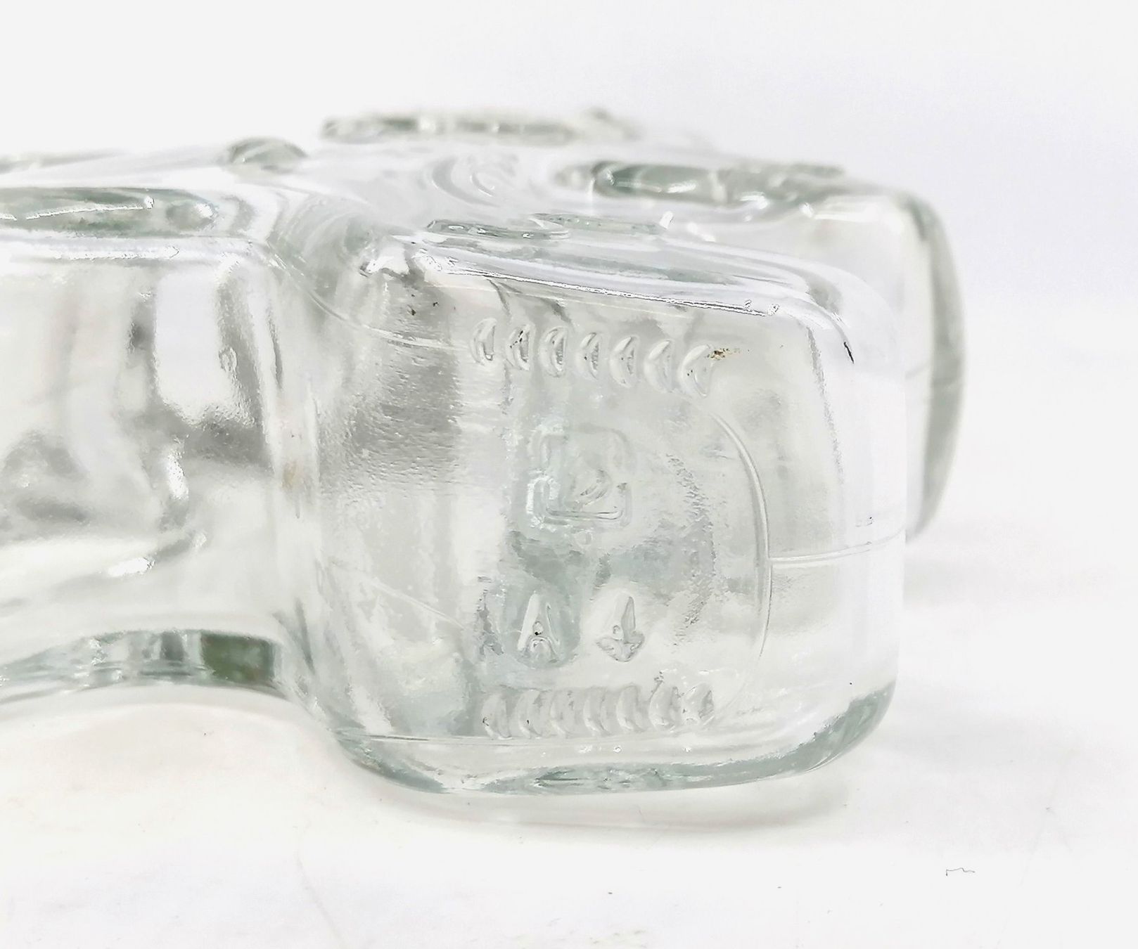 Altro: Glas Flasche Design Männchen 250ml leer – Usato da Reinach BL venduto da fliegenrolli 7