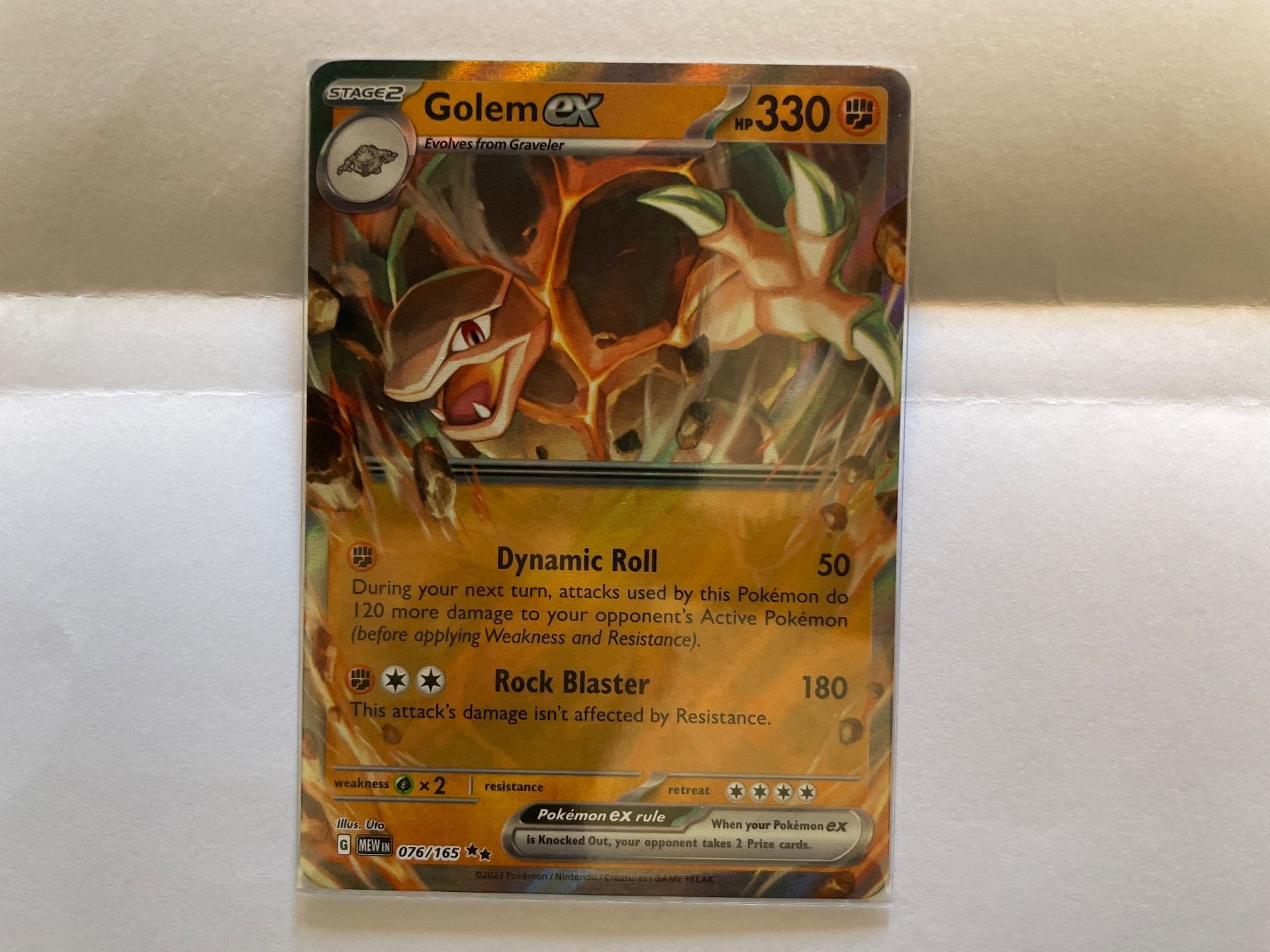 Pokémon Cartes à collectionner: 📦 grolem ex MEW – D'occasion à Genève par Hoenn.