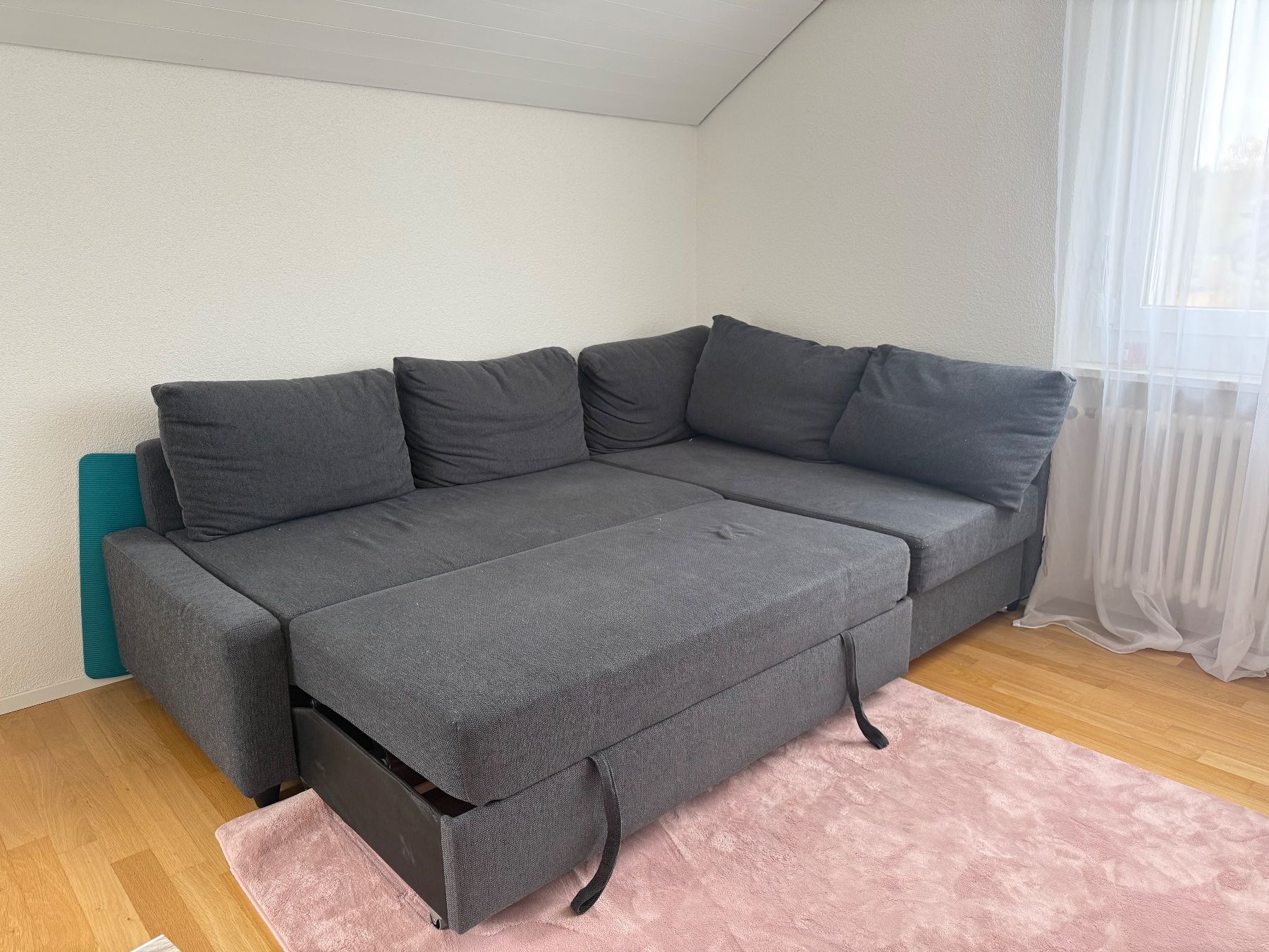 Ikea Sofas: Ecksofa mit Schlaffunktion dunkelgrau gebraucht – Gebraucht aus Frauenfeld von tiz_7rsm 1
