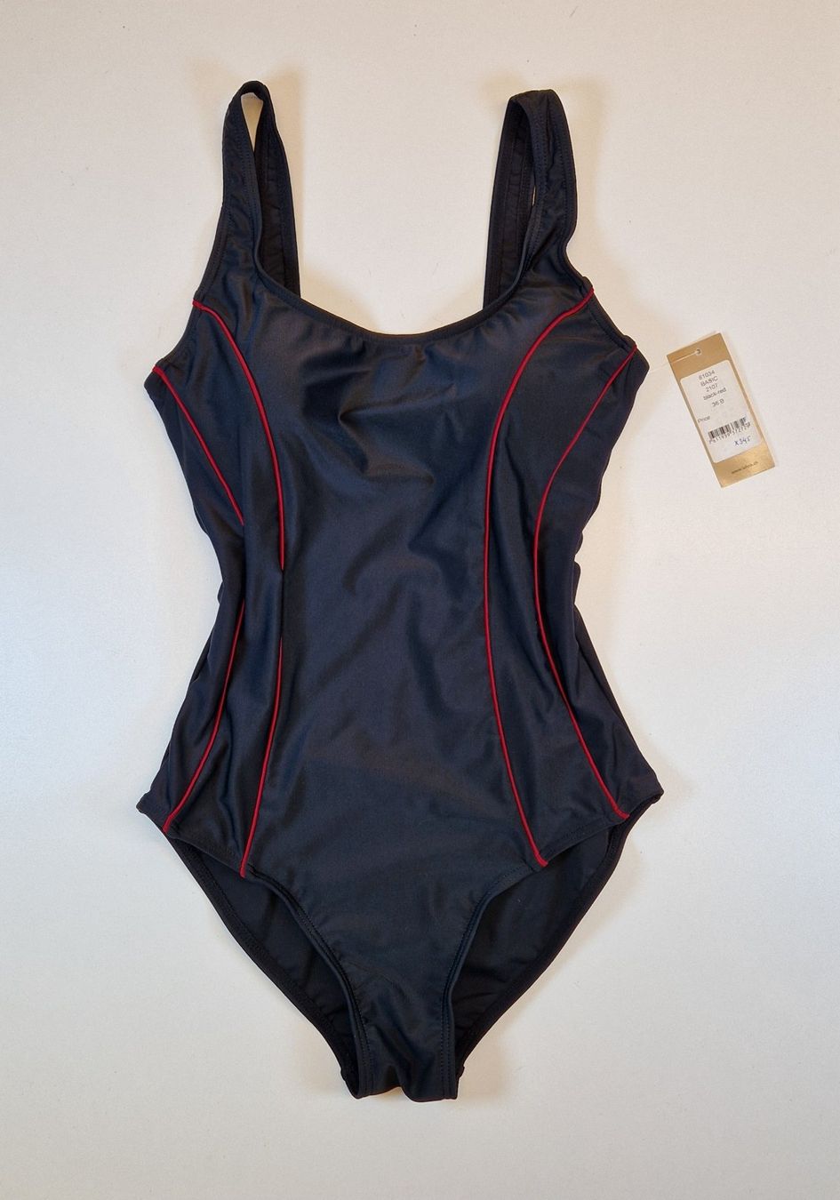 Lahco Costumi da bagno & Bikini: Badehose Damen 36B Lahco Basic Black Red / Rabatt 50% - 70%! – Nuovo e nell'imballaggio originale da Braunau venduto da Brand-Store 4