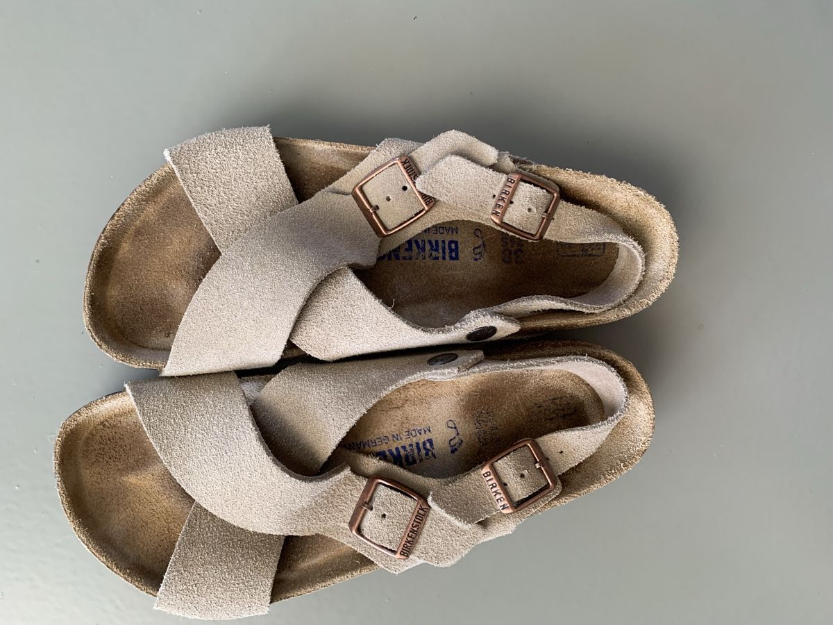 Birkenstock Damenschuhe: Birkenstock Tulum, Gr. 38 beige – Gebraucht aus Zürich von Mar_Ger 1