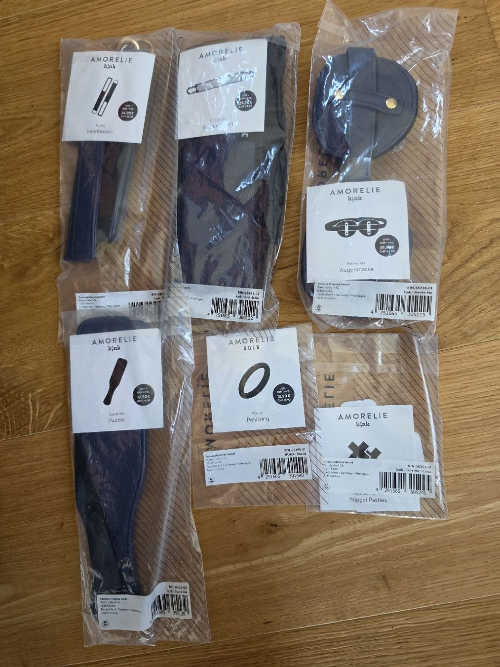 Gürtel: Amorelie Kink Set, neu & originalverpackt. – Neu und originalverpackt aus Künten von Naddel1984