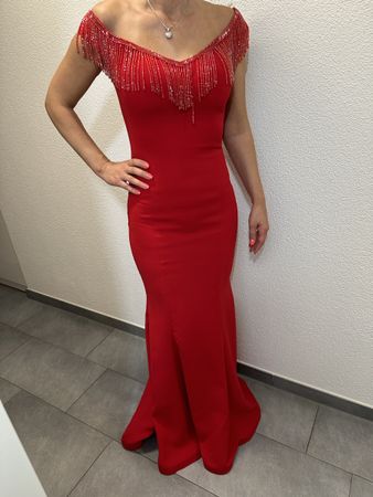 Meerjungfrau Kleid in rot