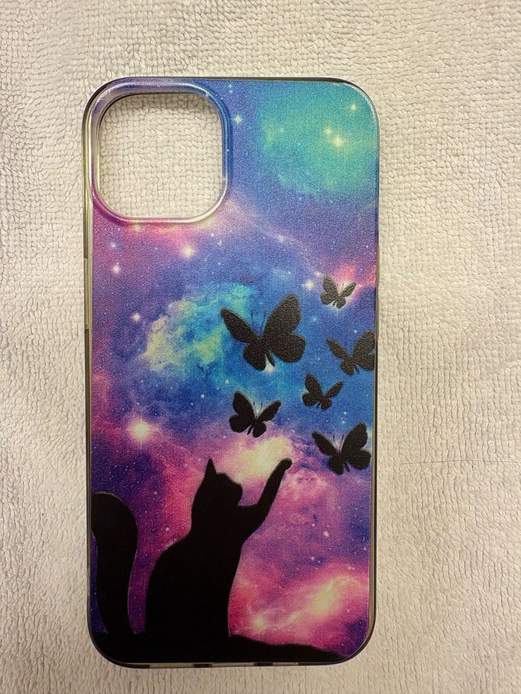 Apple Cover & Protezioni schermo: IPhone 13 Gummihülle mit Katze – Nuovo (secondo la descrizione) da Horgen venduto da Ilona1986