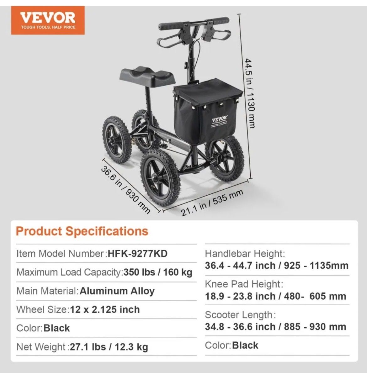 Sedie a rotelle: Trotinette a genou/ knee scooter – Usato da Mont-sur-Rolle venduto da clairea 1