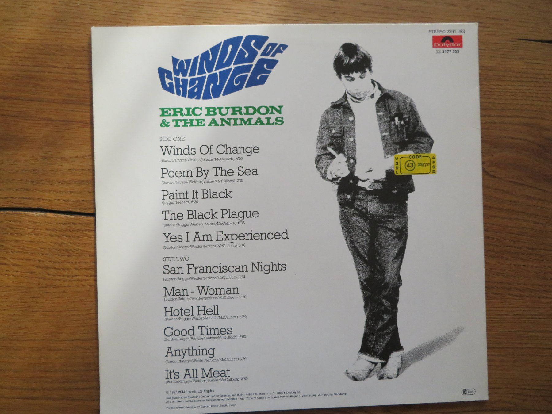 Dischi in vinile: ERIC BURDON U THE ANIMALS WINDS OF CHANGE – Nuovo (secondo la descrizione) da Zürich venduto da max_cp5f 1