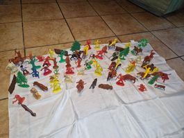 Grosses Set: Cowboys und Indianer Figuren, Spielzeug 🤠!