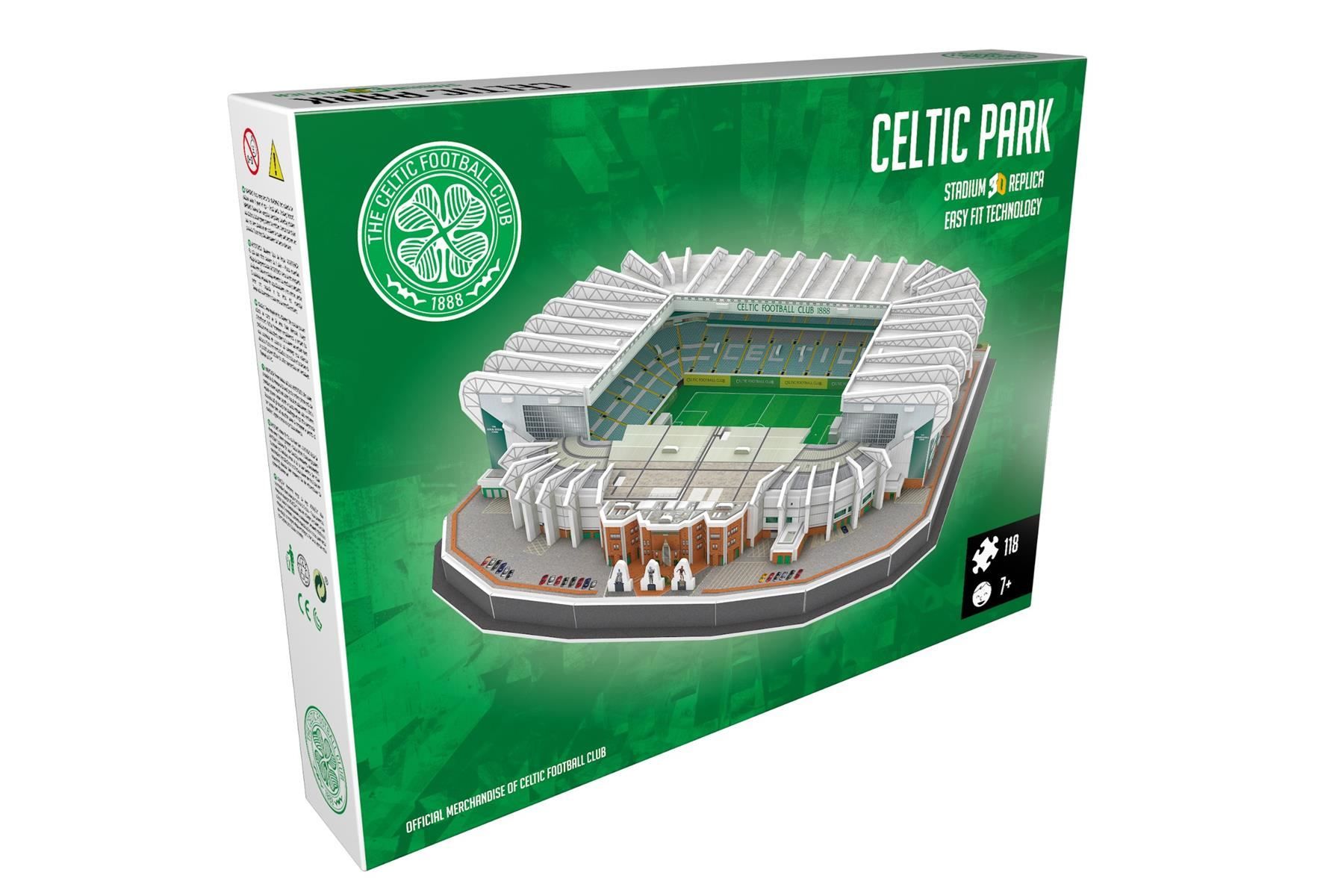 Puzzle: Celtic Glasgow Stadion 3D Puzzle – Nuovo e nell'imballaggio originale da Wil SG venduto da Football-Legends 1