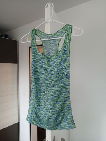 Ladies Active Tank Top Blue/Green. Summer Essential!