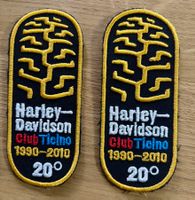 2 écussons Harley-Davidson Club Ticino 1990-2010