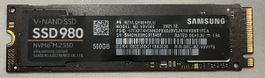 Samsung SSD 980 NVMe M.2 500GB neuwertig