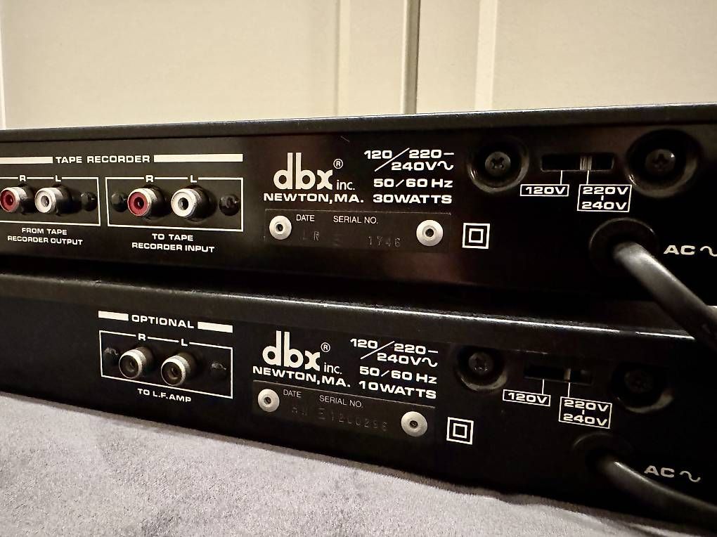 Dbx Equalizzatori: DBX-3BX & DBX-120 – Usato da Echandens venduto da woodioch 4