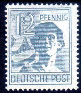 Tutti i francobolli: 1947 BERUFE DEUTSCHE POST ARBEITER ** POSTFRISCH ** - MA139 – Nuovo (secondo la descrizione) da Losone venduto da EM2019